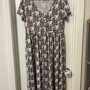 Kate Quinn Cactus Print Dress